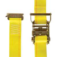 Logistic Strap, Ratchet, 2" W x 12' L, 1000 lbs. (454 kg) WLL Moffatt Supply & Specialties
