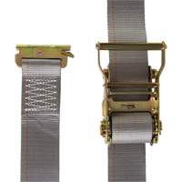 Logistic Strap, Ratchet, 2" W x 16' L, 1000 lbs. (454 kg) WLL Moffatt Supply & Specialties