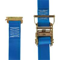Logistic Strap, Ratchet, 2" W x 20' L, 1000 lbs. (454 kg) WLL Moffatt Supply & Specialties