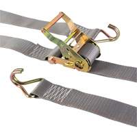 Heavy-Duty Utility Strap, J-Hook, 2" W x 16' L, 500 lbs. (227 kg) WLL Moffatt Supply & Specialties