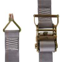 Heavy-Duty Utility Strap, J-Hook, 2" W x 16' L, 500 lbs. (227 kg) WLL Moffatt Supply & Specialties