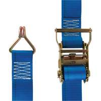 Heavy-Duty Utility Strap, J-Hook, 2" W x 20' L, 500 lbs. (227 kg) WLL Moffatt Supply & Specialties