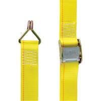Ratchet Strap, Cam Buckle, 2" W x 12' L, 500 lbs. (227 kg) WLL Moffatt Supply & Specialties