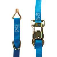 Ratchet Strap, J-Hook, 1" W x 16' L, 835 lbs. (379 kg) WLL Moffatt Supply & Specialties