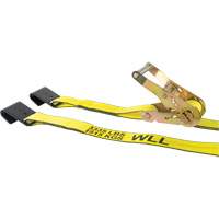 Winch Strap, Flat Hook, 30' W x 2" L, 3335 lbs. (1512 kg) Working Load Limit Moffatt Supply & Specialties