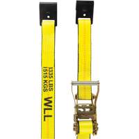 Winch Strap, Flat Hook, 30' W x 2" L, 3335 lbs. (1512 kg) Working Load Limit Moffatt Supply & Specialties