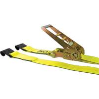 Winch Strap, Flat Hook, 30' W x 3" L, 5400 lbs. (2449 kg) Working Load Limit Moffatt Supply & Specialties