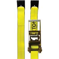 Winch Strap, Flat Hook, 30' W x 3" L, 5400 lbs. (2449 kg) Working Load Limit Moffatt Supply & Specialties