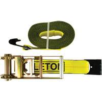 Winch Strap, Flat Hook, 30' W x 3" L, 5400 lbs. (2449 kg) Working Load Limit Moffatt Supply & Specialties