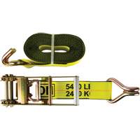 Winch Strap, J-Hook, 30' W x 3" L, 5400 lbs. (2449 kg) Working Load Limit Moffatt Supply & Specialties