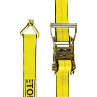 Winch Strap, J-Hook, 30' W x 2" L, 3335 lbs. (1512 kg) Working Load Limit Moffatt Supply & Specialties