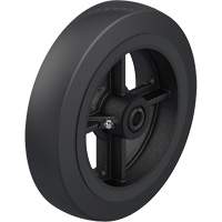 Black Rubber on Cast Iron Core Wheel Moffatt Supply & Specialties