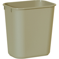 Soft Wastebasket, 14 Quarts, Plastic Moffatt Supply & Specialties