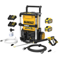 Ensemble de laveuse &agrave; pression avec moteur sans balai 2X20V MAX*, avec FLEXVOLT, &agrave; pile, 1600 PSI, 1,2 gal./min Moffatt Supply & Specialties