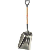 Pelle &agrave; grain #8, Bois, Lame Aluminium, Manche Prise en D Moffatt Supply & Specialties