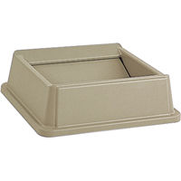 Untouchable&reg; Containers, Swing Lid, Plastic/Polyethylene, Fits Container Size: 19-3/4"x 19-3/4" Moffatt Supply & Specialties