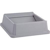 Untouchable&reg; Containers, Swing Lid, Plastic/Polyethylene, Fits Container Size: 19-3/4"x 19-3/4" Moffatt Supply & Specialties