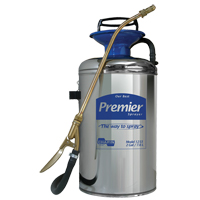 Premier Series Pro Sprayer, 2 gal. (7.6 L), Stainless Steel, 12" Wand Moffatt Supply & Specialties
