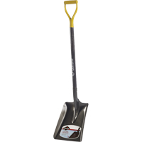 Alpine All-Purpose Square Point Shovel, Ashwood, Steel Blade, D-Grip Handle, 34-3/4" Long Moffatt Supply & Specialties