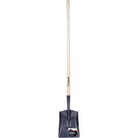 Pro Square Point Shovel, Wood, Tempered Steel Blade, Straight Handle, 48" Long Moffatt Supply & Specialties