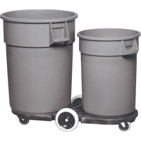 Socle roulant Tandem Brute, Noir Moffatt Supply & Specialties