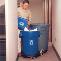 Socle roulant Tandem Brute, Noir Moffatt Supply & Specialties