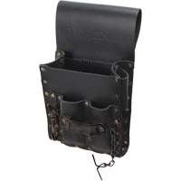 Tool Belt Pouch, Multiple Tool Holder, Leather, 5 Pockets Moffatt Supply & Specialties