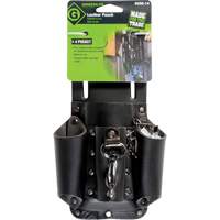 Tool Belt Pouch, Multiple Tool Holder, Leather, 4 Pockets Moffatt Supply & Specialties