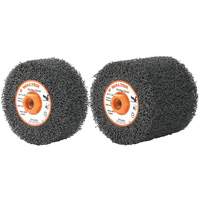 Tambours FX Flex, 4-1/4" dia. x 2" la, 5/8"-11 Arbre, Grain Flex, gros Moffatt Supply & Specialties