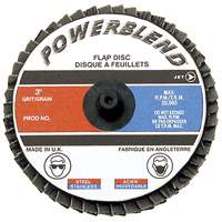 POWERBLEND Roll-on Flap Disc, 2" x Type R, Z120 Grit, Zirconia Alumina Moffatt Supply & Specialties