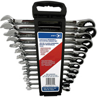 Long Pattern Reversible Wrench Set, Ratcheting Combination, 13 Pieces, Imperial Moffatt Supply & Specialties