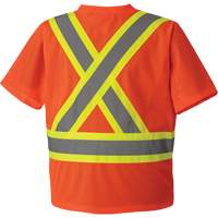 5994 T-shirt de s&eacute;curit&eacute; haute visibilit&eacute;, Polyester, 2T-Grand, Orange haute visibilit&eacute; Moffatt Supply & Specialties