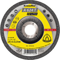 A 624 T Supra Kronenflex&reg; Grinding Disc, 5" x 1/4", 7/8" Arbor Moffatt Supply & Specialties