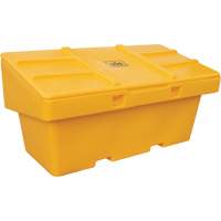 Salt Sand Container SOS, With Hasp, 72" x 36" x 36", 36 cu. Ft., Yellow Moffatt Supply & Specialties
