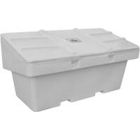 Salt Sand Container SOS, With Hasp, 72" x 36" x 36", 36 cu. Ft., Grey Moffatt Supply & Specialties
