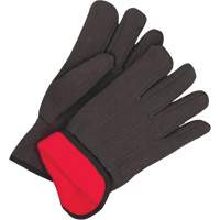 Gants en jersey classiques, Taille unique, Noir, Molleton rouge, &agrave; enfiler Moffatt Supply & Specialties