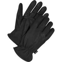Gants de conducteur doubl&eacute;s classiques, Grand, Paume en Cuir fleur de daim, Thinsulate Moffatt Supply & Specialties