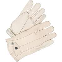 Gants classiques de cordeur, 10, Paume Cuir fleur de vache, Doubleure Molleton Moffatt Supply & Specialties