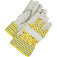 Fitters Gloves with Patch Palm, One Size, Grain Cowhide Palm, Fleece Inner Lining Moffatt Supply & Specialties