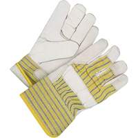 Classic Fitter Gloves, One Size, Grain Cowhide Palm, Cotton Fleece Inner Lining Moffatt Supply & Specialties