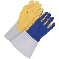 TIG Welder Gloves with 5.5" Cuff, Grain Deerskin, Size 10 Moffatt Supply & Specialties