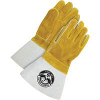 Welder Gloves with 5" Cuff, Split Cowhide, Size One Size Moffatt Supply & Specialties