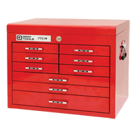 Coffre sup&eacute;rieur de s&eacute;rie PRO+, 26" la, 9 tiroirs, Rouge Moffatt Supply & Specialties