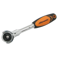 Swivel-Head Ratchet Wrench, 1/4" Drive, Cushion Grip Handle Moffatt Supply & Specialties