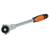 Quick-Release Swivel Ratchet Wrench, 3/8" Drive, Cushion Grip Handle Moffatt Supply & Specialties