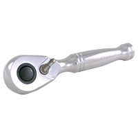 Stubby Quick-Release Ratchet Wrench, 3/8" Drive, Plain Handle Moffatt Supply & Specialties