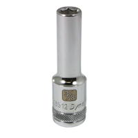 SAE Socket, 3/8", 1/2" Drive, 6 Points, Deep Moffatt Supply & Specialties