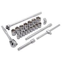 Jeu de douilles SAE, 22 Mcx, Prise de 1/2" Moffatt Supply & Specialties