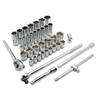 Jeu de douilles SAE, 38 Mcx, Prise de 1/2", Profond Moffatt Supply & Specialties
