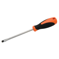 Slotted Screwdriver, 5/16" Tip, Round, 10-5/8" L, Cushion Grip Handle Moffatt Supply & Specialties